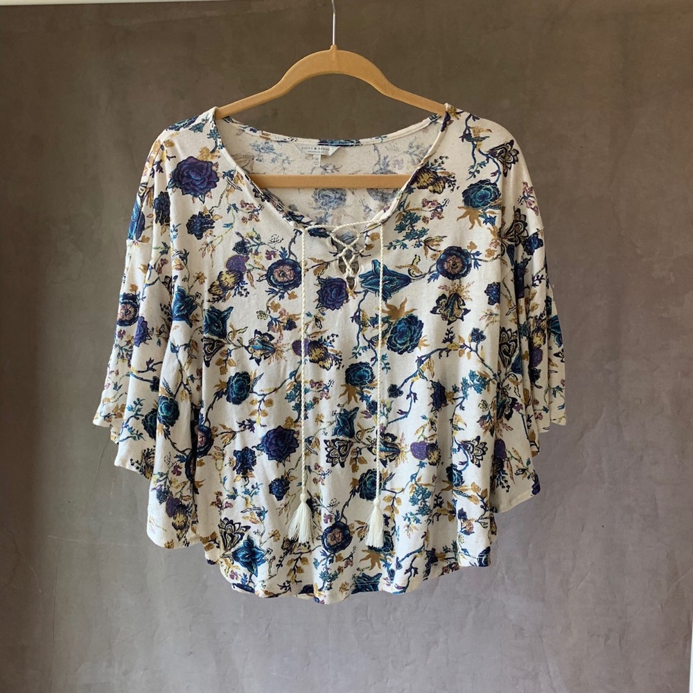 Boho style top. So soft and comfy! NWOT